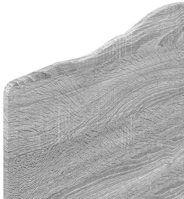 vidaXL Κεφαλάρι με κεφαλάρι Γκρίζο Σονομα 100 cm Επεξεργασμένο ξύλο