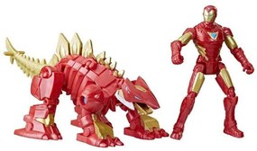 Φιγούρα Δράσης Marvel Mech Strike Mechasaurus Iron Man Iron Stomper F7869 Red Hasbro