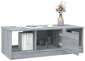 vidaXL Τραπεζάκι Σαλονιού Γκρι Sonoma 102x50x36 εκ. Επεξεργασμένο Ξύλο