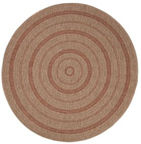 Στρογγυλό Χαλί Καλοκαιρινό (Φ200) Royal Carpet Avanos 8863 Tobacco