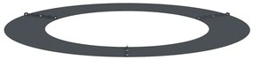 vidaXL Flat Tree Ring 5 τεμ. Ανθρακί Ø60/90 εκ. Ατσάλι