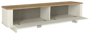 ΕΠΙΠΛΟ ΤΗΛΕΟΡΑΣΗΣ BOHEMA MEGAPAP ΧΡΩΜΑ IVORY - SEPET OAK 180X47X45,6ΕΚ.