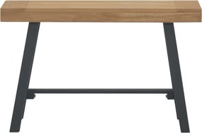vidaXL Παγκάκι 80 εκ. από Μασίφ Ξύλο Teak