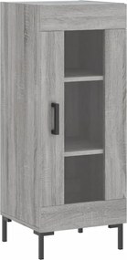 vidaXL Ντουλάπι Γκρι Sonoma 34,5x34x90 εκ. από Επεξεργασμένο Ξύλο