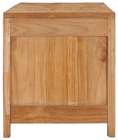 Έπιπλο Τηλεόρασης 100 x 30 x 35 εκ. από Μασίφ Ξύλο Teak - Καφέ