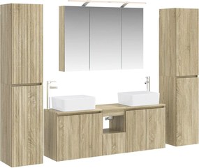 vidaXL Σετ Επίπλων Μπάνιου 6 pcs Sonoma Δρυς