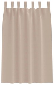 vidaXL Κουρτίνες με κουρτίνες 2 pcs Taupe Πολυεστέρας