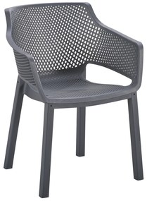 ΠΟΛΥΘΡΟΝΑ ΠΟΛΥΠΡΟΠΥΛΕΝΙΟΥ PEGGY HM6368.10 ΓΚΡΙ 60x55x79Υεκ