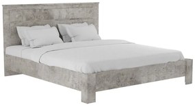Intrahome Κρεβάτι διπλό OLYMPUS Intrahome σε antique ανθρακί απόχρωση 160x200εκ | SKU: INTRAPA-234111201