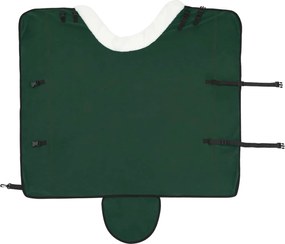 vidaXL Σαμάρι Ίππου Σκούρο πράσινο 145 cm Πολικές φλις