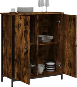 vidaXL Ντουλάπι Καπνιστή Δρυς 70 x 30 x 80 εκ. από Επεξεργ. Ξύλο