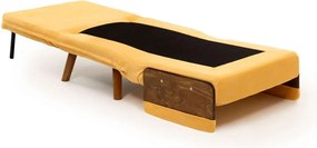 Πολυθρόνα-Κρεβάτι Μουσταρδί COSMO SINGLE 77x70x82
