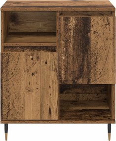 vidaXL Πλαϊνό γραφείο Παλιό ξύλο 60 x 35 x 70 cm