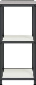 vidaXL Ράφι Κουζίνας HATTEM Λευκό 40 x 50 x 92 εκ Ατσάλι