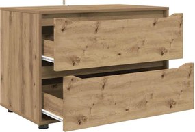 vidaXL Ντουλάπι αποθήκευσης Artisan Oak 80 x 48 x 57 εκ