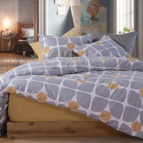 Σεντόνια Διπλά (Σετ) Nef-Nef Homeware Casual Coreo Yellow