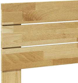 vidaXL κεφαλάρι 80 cm μασίφ ξύλο δρυς