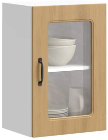 vidaXL Ντουλάπι κουζίνας με γυάλινη πόρτα "Kalmar" Artisan Oak