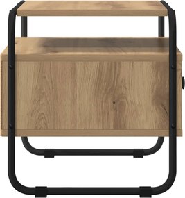 vidaXL Κομοδίνο 2 τμχ. Artisan Δρυς 40 x 39,5 x 40 εκ