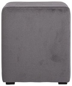 Σκαμπό Boxy Fylliana Τετράγωνο Γκρί 35x35x41εκ. 35x35x41 εκ.