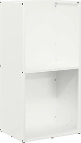 vidaXL Ράφι Καυσόξυλων Λευκό 40x30x80 εκ. Χάλυβας ψυχρής έλασης