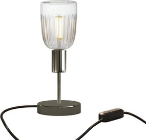 Επιτραπέζιο Φωτιστικό Μεταλλικό Alzaluce Tiche Ανθρακί Dimmer