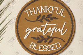 Σετ των 2 Intra απο ξύλο plywood 3mm-4mm πάχος Χριστιανικές στρογγυλές πινακίδες κοπής με λέιζερ | CNC Δίασταση 30x20 cm INTRAFABR-121601688