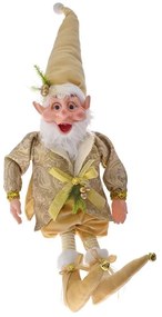 Χριστουγεννιάτικη Φιγούρα Ξωτικό Elf 82845 65cm Gold