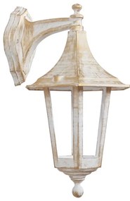 Απλίκα - Φανάρι Εξωτερικού Χώρου Heronia Eressos 07-1348 White/Bronze
