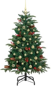 vidaXL Τεχνητό Χριστουγεννιάτικο Δέντρο με 150 LED Πράσινο 150 cm