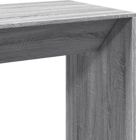 vidaXL Τραπέζι Μπαρ Γκρι Sonoma 102x50x103,5εκ. Επεξεργ. Ξύλο