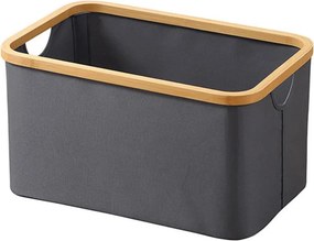 Καλάθι αποθήκευσης υφασμάτινο γκρι Υ22x45x30εκ.