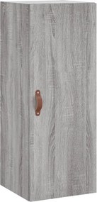 vidaXL Ντουλάπι Τοίχου Γκρι Sonoma 34,5 x 34 x 90 εκ.