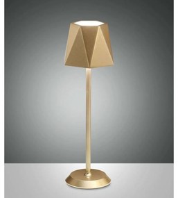 Φωτιστικό Επιτραπέζιο Katy 3678-30-189 3W Led Touch dimmer Φ11cm 13x38cm Gold La Mia Luce