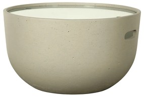 CAP COFFEE TABLE LIMESTONE 58x58xH32cm - Τσιμέντο - 22-0104