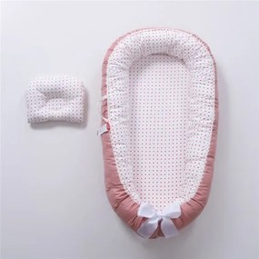 Beauty Home Bρεφική φωλιά με μαξιλάρι Art 5320 53x88 Σάπιο μήλο