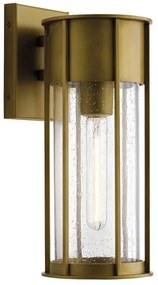 Απλίκα Φωτιστικό Τοίχου 1xE27 IP44 Camillo Elstead Lighting-KL-CAMILLO-M-PNBR-Ορείχαλκος KL-CAMILLO-M-PNBR