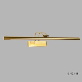 Φωτιστικό Τοίχου 01423.18.4 12W LED 3000K 1200Lm 61cm Gold Luma