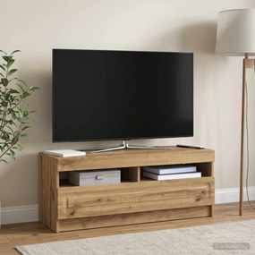 vidaXL Ντουλάπα LED Τηλεόρασης Artisan Δρυς Επεξεργασμένο Ξύλο