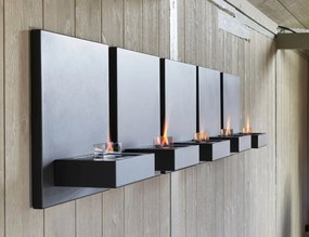 Tζάκι Square 180 Tenderflame - 57.5x23x57.5cm - Black