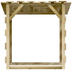 vidaXL Πέργκολες με Οροφή 2 τεμ. 100x90x100 εκ. από Εμποτισμένο Πεύκο
