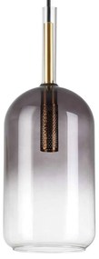 Φωτιστικό Οροφής Empire Cilindro 309804 Φ12x47,5cm 1xG9 28W Gold-Grey Ideal Lux