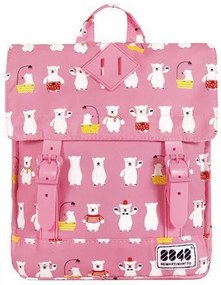 8848 BACKPACK FOR CHILDREN WITH WHITE BEARS PRINT