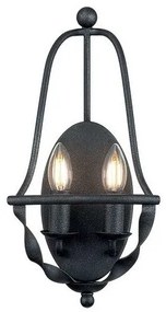 Απλίκα Φωτιστικό Τοίχου 2xE14 Bradbury Elstead Lighting-QZ-BRADBURY2-GK-Γκρι QZ-BRADBURY2-GK