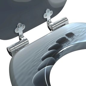 vidaXL Λεκάνη 2 pcs Γκρι 44 x 38 εκ. Πίνακας MDF