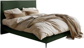 Επενδυμένο κρεβάτι Puretta-Prasino-160 x 200