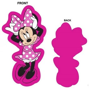 Μαξιλάρι Διακοσμητικό Παιδικό 3D (Με Γέμιση) Disney Home Minnie 27A 35cm Fuchsia DimCol Velboa