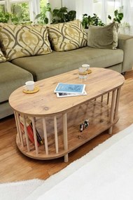 Τραπεζάκι Σαλονιού Πεύκο LOGACIR 90x45x43