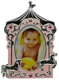 Κορνίζα Παιδική 769414 10x15 Pink Ankor Μέταλλο,Γυαλί