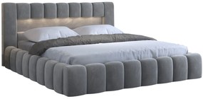 Επενδυμένο κρεβάτι Mercy-Gkri-140 x 200 - 162.00Χ232.00Χ90.00cm